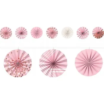 Girlanda Amscan 220379 růžového zlata 365 cm