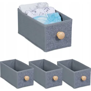 Úložný box Úložný Krabička , nádoba, organizér, 4 ks