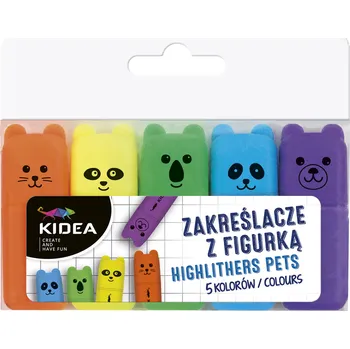 Barevné Fixy fixy na poznámky, mini zvýrazňovač pro Kidea 5 ks