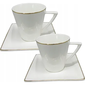 Šálek Festa Italia MELANIA GOLD porcelánový hrnek 220 ml 2 ks