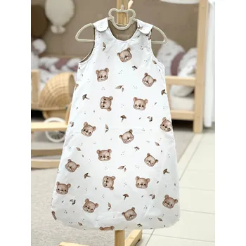 Spacák Spací pytel - medvídci s béžovým velvetem