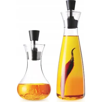 Nádoba na olej a ocet Láhev na olej a ocet se šejkrem na dresinky sada EVA SOLO 0,5/0,25 l