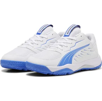 Pánská obuv PUMA Sálová obuv pro mládež Accelerate PUMA White Bluemazing Blue BÍLÁ|MODRÁ