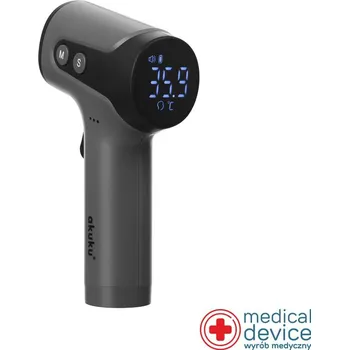Teploměr osobní Infračervený teploměr Akuku Black