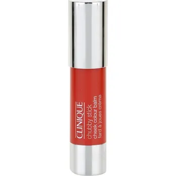 Tvářenka Clinique Chubby Stick™ Cheek Colour Balm tvářenka v tužce odstín 02 Robust Rhubarb 6 g