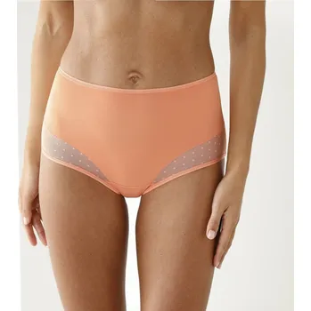 Kalhotky Sada 2 kalhotek super maxi, z mikrovlákna a tylu meruňková 46/48