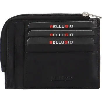 Peněženka Kožené pouzdro na doklady Bellugio Olivio, černé