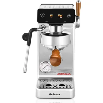 Příprava kávy Rohnson Profesionální espresso kávovar R-98300 Suprema — Poškozený obal