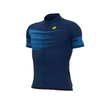 cyklistický dres dres ALÉ SOLID TURBO Blue XXL