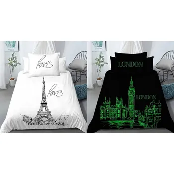 Povlečení Sada povlečení Povlečeme vše přikrývka 140 Cm x 200 polštář 70x90cm prvky