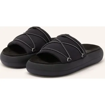 Dámská móda Moon Boot Dámské Pantofle Plateau Icon Slide, černá, 37