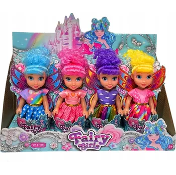 Panenka Panenka malá víla mix vzorů 15 cm panenka pro děti