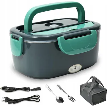Svačinový box Elektrický obědový box DO AUTA, DOMŮ 60W 1.5L + TERMO TAŠKA