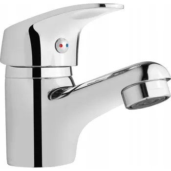 Vodovodní baterie Umyvadlová baterie stojánková Invena Ava New stříbrná