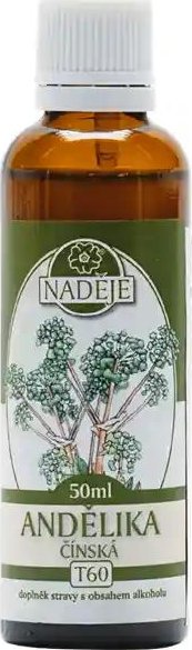 Naděje-Podhorná Andělika čínská tinktura z bylin 50 ml