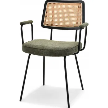 Jídelní židle Židle Mebel-Partner umělá kůže zelená moderní