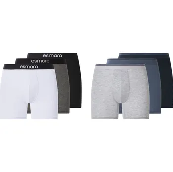 Pánské spodní prádlo esmara Men Pánské boxerky s BIO bavlnou, 3 kusy