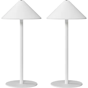 Lampička LED stolní lampa s dotykovým vypínačem | bílá