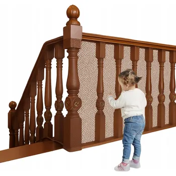 Obraz Ochranná síť - na balkon, schody, zábradlí - 3m hnědá