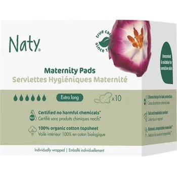 Intimní hygienický prostředek Dámské ECO mateřské vložky po porodu Naty 10 ks