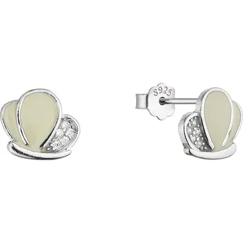 Náušnice Stříbrné náušnice motýlci 11756.1