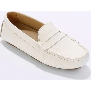Dámské mokasíny Kožené mokasíny bílá 39