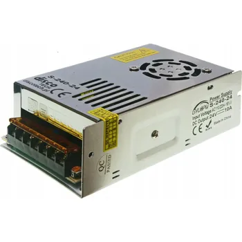 Spínaný zdroj 24V 10A CNC krokové motory