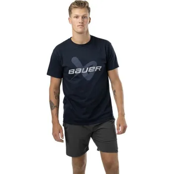 Oblečení a móda Bauer Triko Bauer Core Lockup SR, Barva NAV, Velikost M 1011166