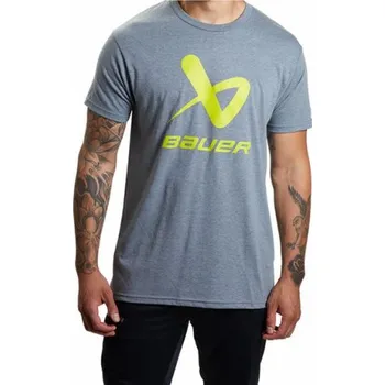 Oblečení a móda Bauer Triko Bauer Core Lockup Crew YTH, Barva GRE, Velikost S 559065