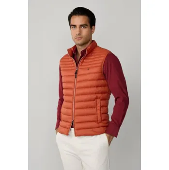 Pánská vesta VESTA HACKETT LONDON ULTRA LW GILET BURNT ORANGE