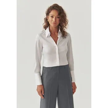 Dámská košile Tatuum DÁMSKÁ VYPASOVANÁ KOŠILE SE ŠIROKÝMI MANŽETAMI A KRYTOU LÉGOU - ERWE