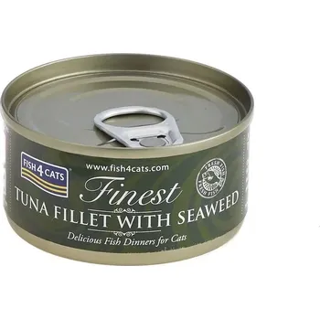 Krmivo pro kočku Fish4Cats Tuňák s mořskými řasami 70g vlhké krmivo pro kočky