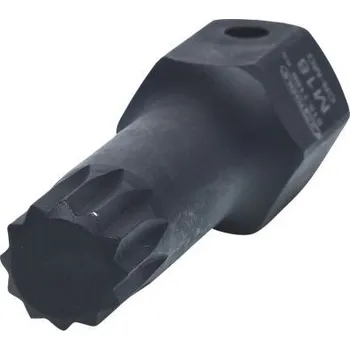 KS Tools Speciální silový nástrčný ořech s bitem DUODRIVE 1/2", profil XZN, M18, 78 mm, dlouhý 515.1166
