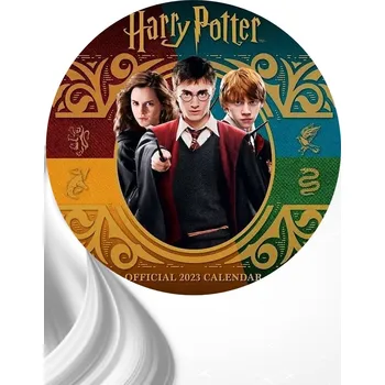 Jedlá dekorace na dort "Harry Potter 5" 20 cm (Fondánový list NEVYŘEZÁNO)