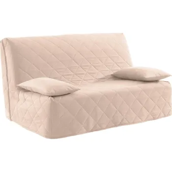 Napínací potah Blancheporte Prošívaný jednobarevný potah na pohovku typu harmonika zn. Colombine® písková