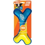 NERF DOG Hračka pro psy odolná kost s plyšovou nylonovou výplní 28 cm