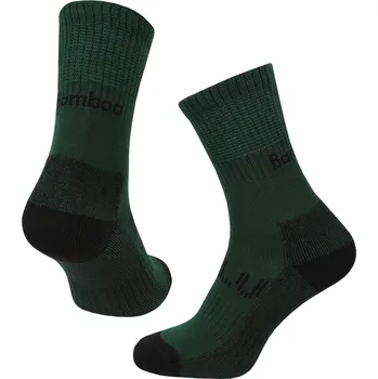 Pánské oblečení Ponožky Zulu Bambus Trek M Velikost ponožek: 43-47 / Barva: tmavě zelená