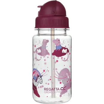 Láhev REGATTA Láhev na vodu Wonder Peppa Pig Tritan 350 ml RŮŽOVÁ|VÍNOVÁ|ČERVENÁ