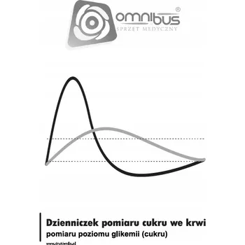 Zápisník Deník notes k měření hladiny cukru – A6 – mnoho karet – mnoho záznamů