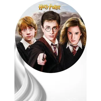 Jedlá dekorace na dort "Harry Potter 6" 20 cm (Fondánový list NEVYŘEZÁNO)