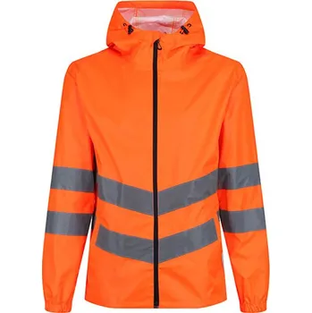 Pánská větrovka Regatta Pánská pracovní bunda - reflexní TRW497 Orange XL