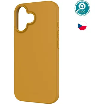 Pouzdro na mobilní telefon Fixed TPU gelový kryt ReStory pro Apple iPhone 16, zlatý