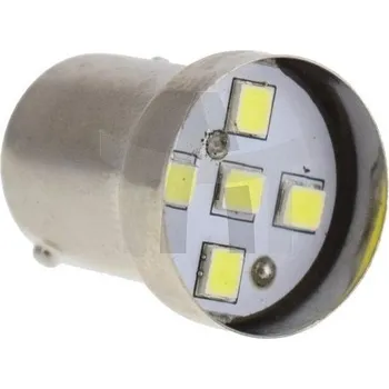 Autožárovka Žárovka 12V LED 5W BA15S 5xLED bílá ERMAX 092612016