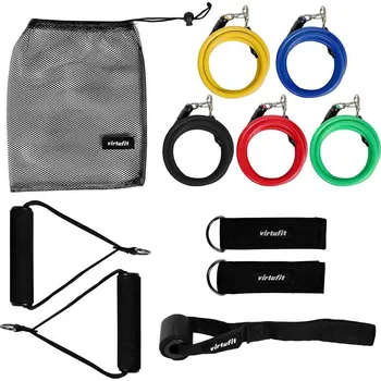 VIRTUFIT Posilovací guma Resistance Kit - 11 100g ČERNÁ