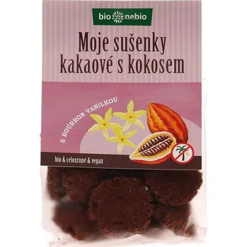 Bio Nebio Moje sušenky kakaové s kokosem BIO 130 g