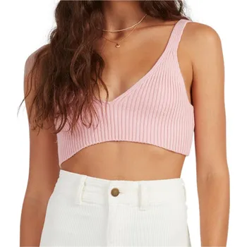 cyklistický dres BILLABONG Dámský sportovní dres Billabong Sandstorm Knit Top RŮŽOVÁ