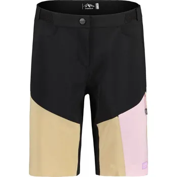 Cyklistické kalhoty dámské volné kraťasy Maloja WakandaM. deep black multi M