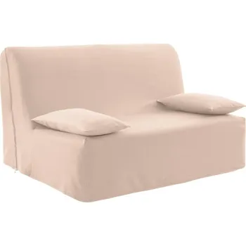 Napínací potah Blancheporte Jednobarevný potah na pohovku typu harmonika zn. Colombine® písková