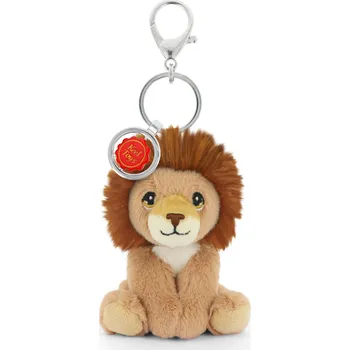 plyšák Keeleco Přívěsek na Tašku Lev 12 cm