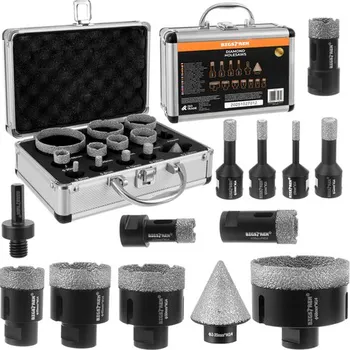 Bazén Diamantové děrové vykružováky M14 - 6–68 mm - 13 kusů v sadě